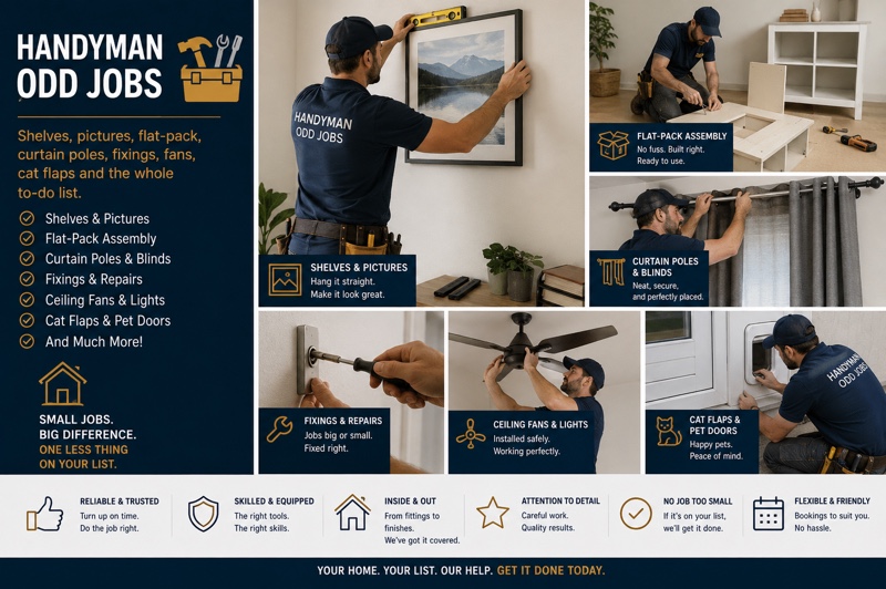 A Handyman Mayfair tradesman at work in a Mayfair home